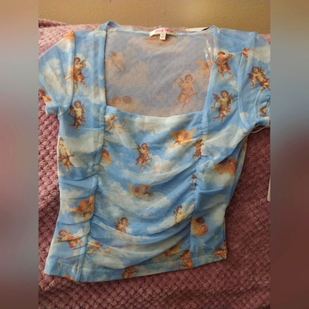 Small Renaissance Angel top